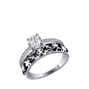 Sokolov Кольцо 94011139-17,5, серебро Sokolov Кольцо 94011139-17,5, серебро